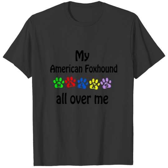 American Foxhound Walks Design T-shirt