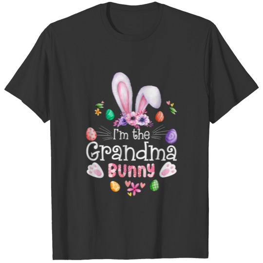 I'm The Grandma Bunny Happys Easter Day Cute Bunny T-shirt