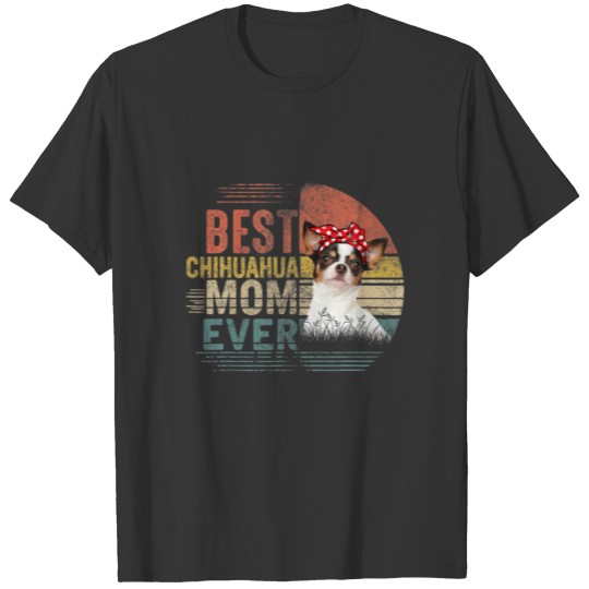Vintage Fathers Day Best Chihuahua Dad Ever T-shirt