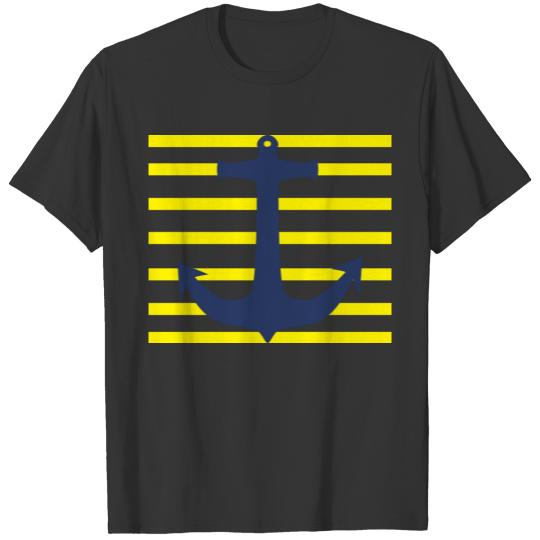 Nautical Anchor Striped T-shirt