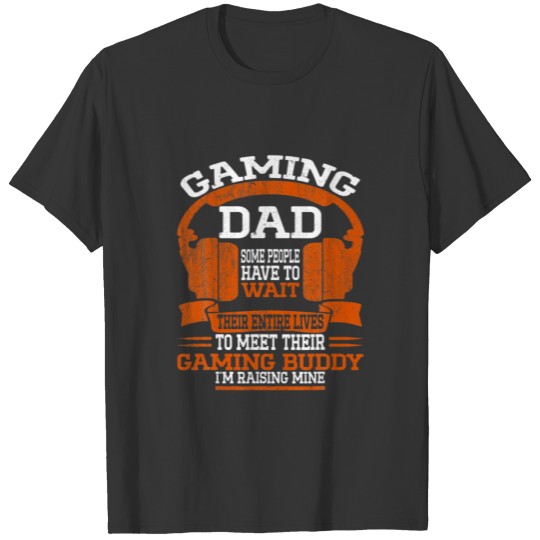 Gamer Father's Day Video Games Gaming Dad From Son T-shirt