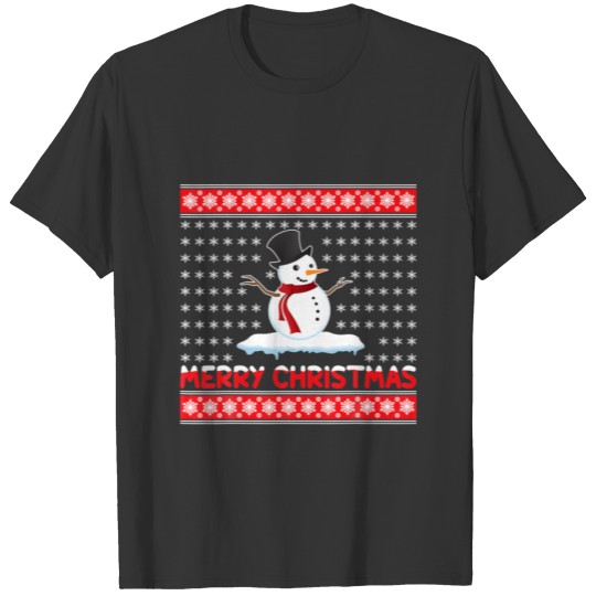 Merry Christmas Snow T-shirt