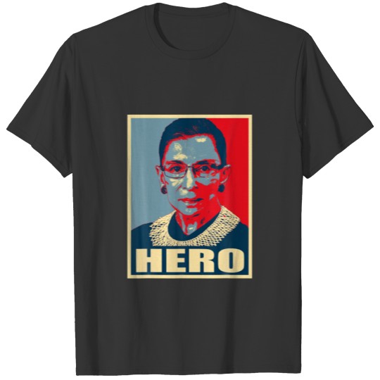 HERO - Notorious RBG Ruth Bader Ginsburg - RBG T-shirt