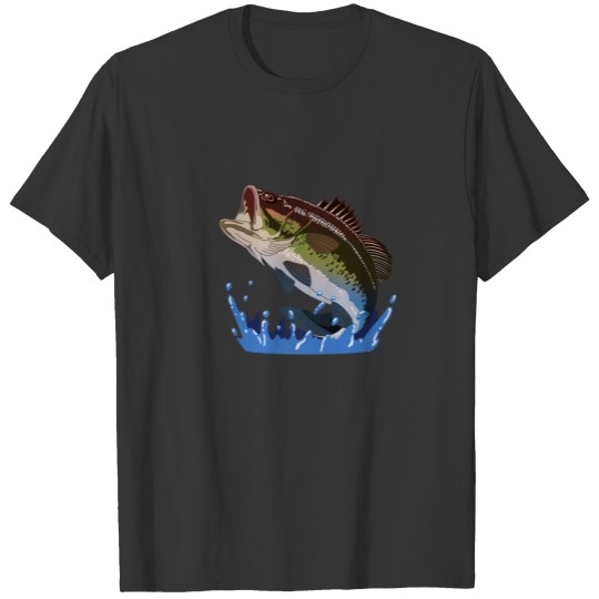 Fishing, Fish, Bass, Men Wo T-shirt