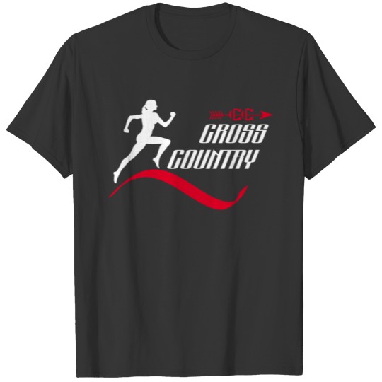 Cross country plus size T-shirt