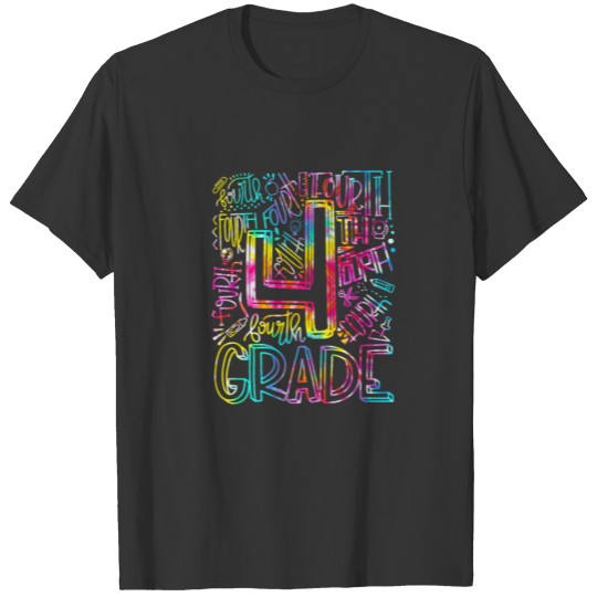 Tie Dye Fourth 4Th Grade Students T-shirt
