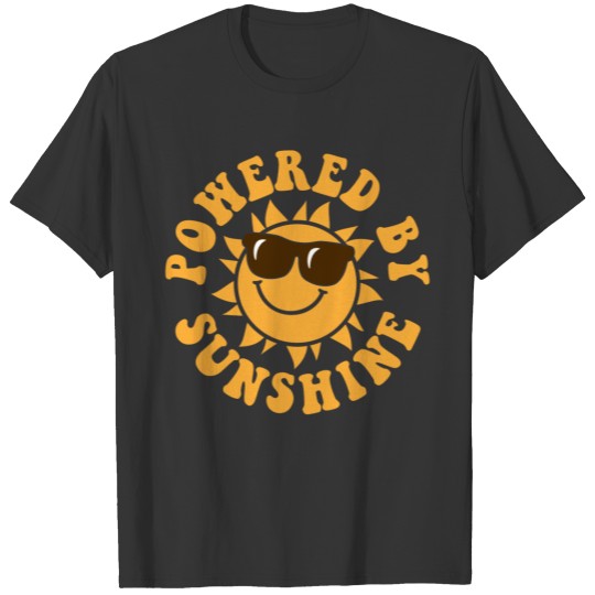 Powered By Sunshine Happy Fun Summer Vacation T-Sh Baby T-shirt