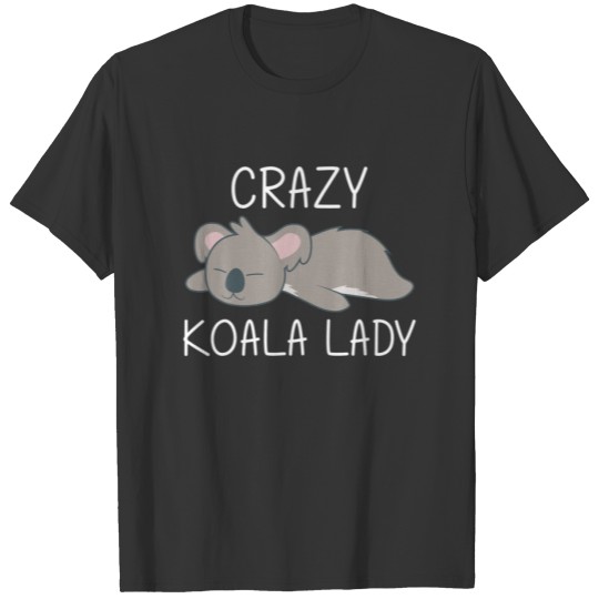 Cute Koala Art For Women Mom Sleeping Marsupial Tr T-shirt