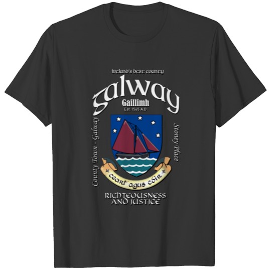 Galway Ireland Crest T-shirt