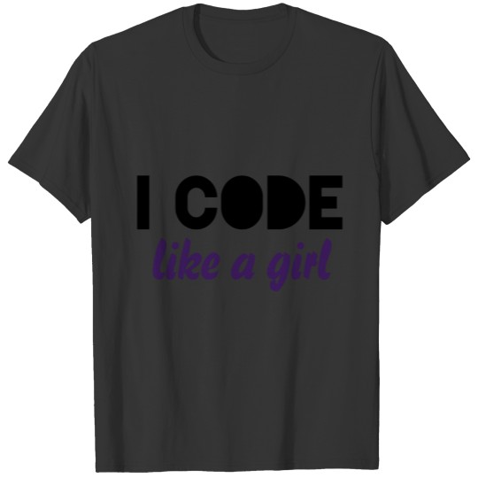 I code like a T-shirt