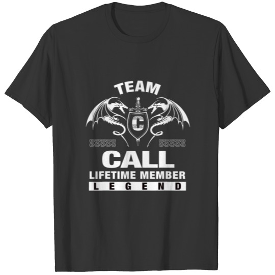 Team CALL Lifetime Member Gifts T-shirt