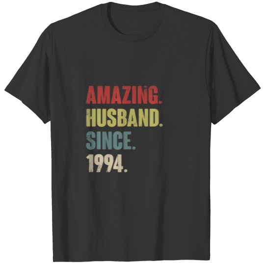 28 Wedding Aniversary Gift Him - Amazing Husband S T-shirt