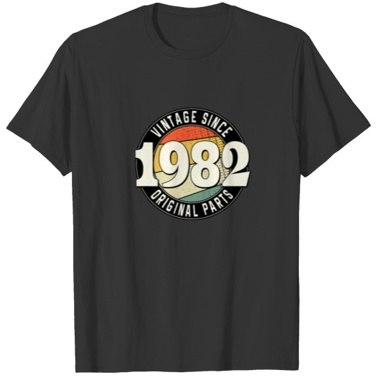 40 Year Old Gifts 40Th Birthday Vintage Since 1982 T-shirt