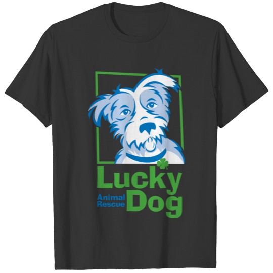 Lucky Dog Men's Full-Zip T-shirt