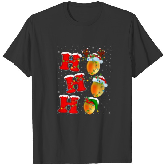 Funny Matching Family Santa Ho Ho Ho Papaya Christ T-shirt