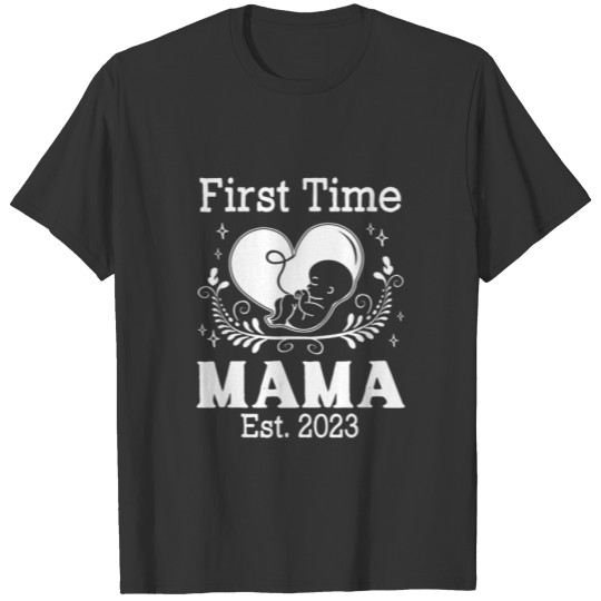 First Time Mama 2023 First Time Being Daddy Announ T-shirt
