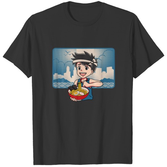 Boy Ramen Noodle Soup T-shirt