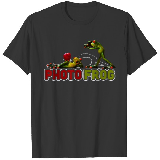 Photographer Funny Frog Camera Smile Plus Size T-shirt