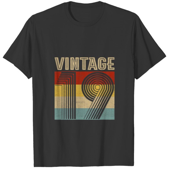 Kids 3 Years Old Cool Vintage 2019 Graphic 3Rd Bir T-shirt