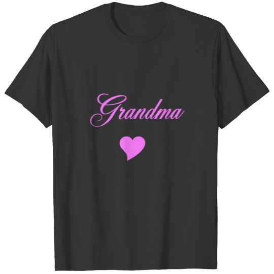 Grandma With Heart T-shirt