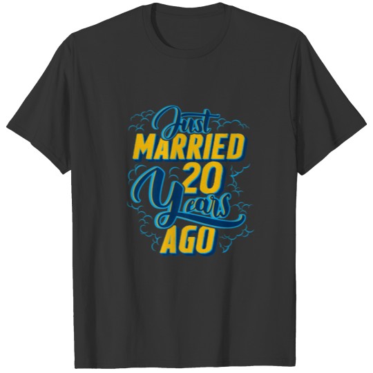 20th 20 year Wedding Anniversary Gift Years Husban T-shirt