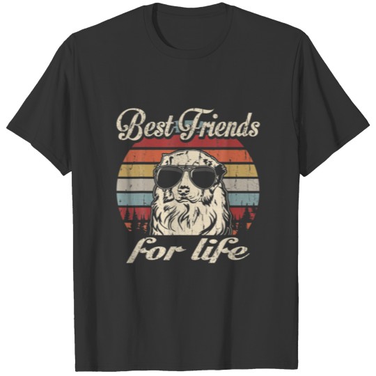 Australian Shepherd Best Friends For Life Funny Vi T-shirt