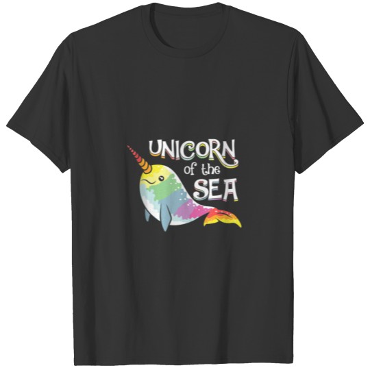 Narwhal - Unicorns Of The Sea - Beach Summer Art T T-shirt