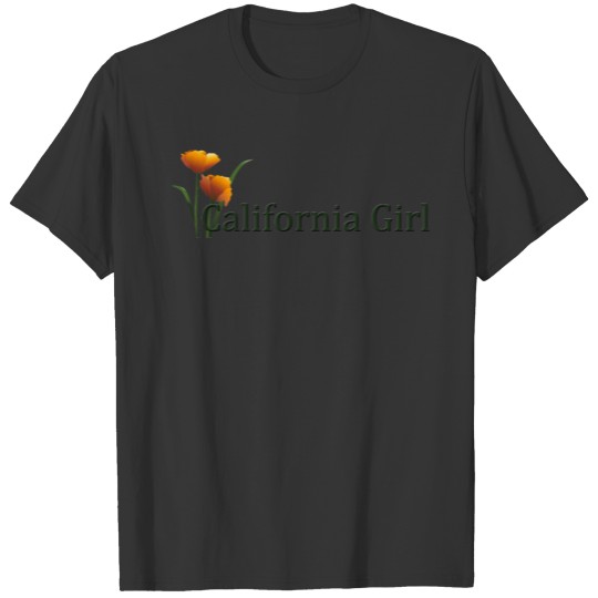 California Girl Poppies 2 Infants T-shirt
