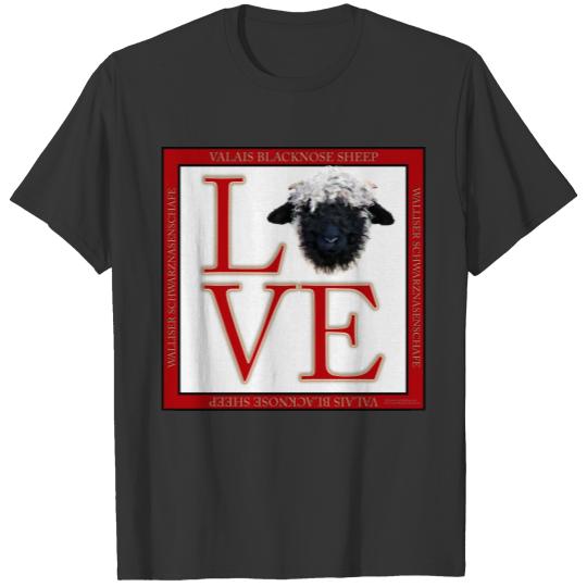 Love Valais Blacknose Sheep T T-shirt