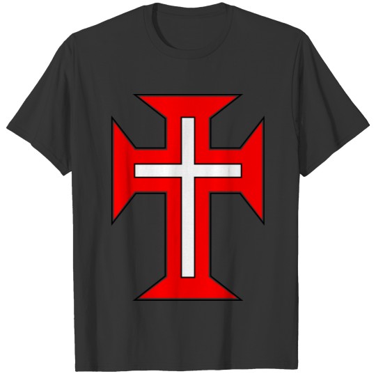 The Military Order of Christ Cross on back T-shirt