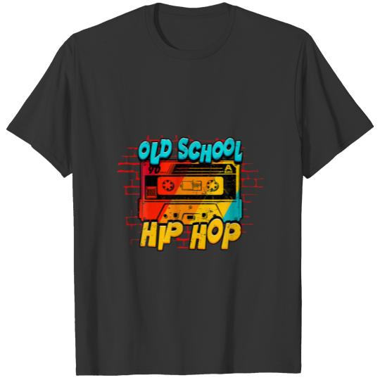 Old School Hip Hop Music Retro Boombox T-shirt