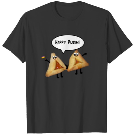 Cute Happy Purim Hamantaschen T-shirt