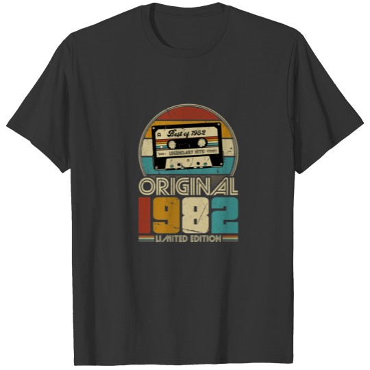 1982 Vintage Birthday Retro Limited Edition Men Wo T-shirt