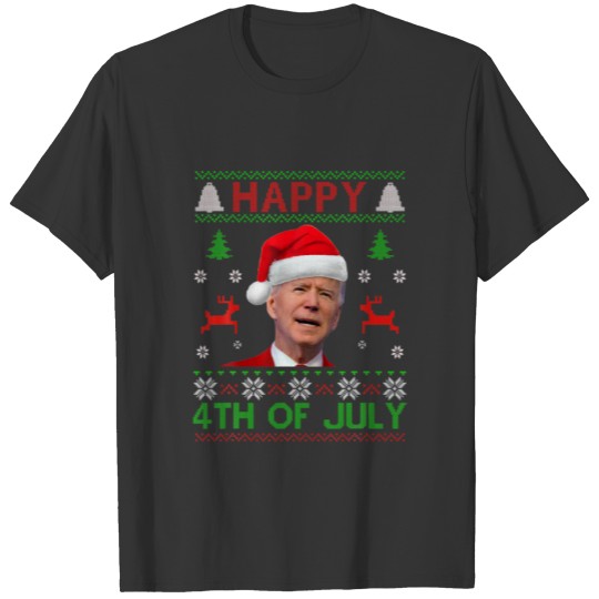Funny Christmas President Pajama Happy 4Th Of July T-shirt