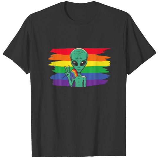 Gay Pride S For Men, Gaylien The Alien Funny T-shirt