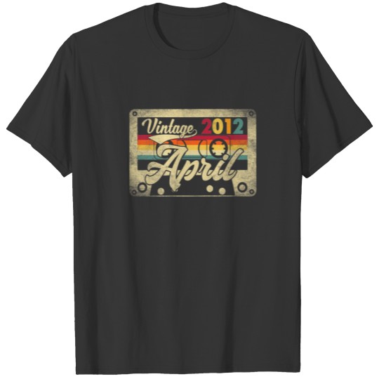 Limited Edition April 2012 10Th Birthday 10 Years T-shirt
