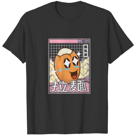 Happy Egg Digital Japan Pastel 80S Otaku Anime Vap T-shirt