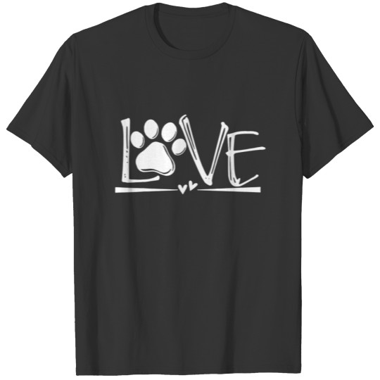 Love Dog Animal Lovers Dog Lover T-shirt