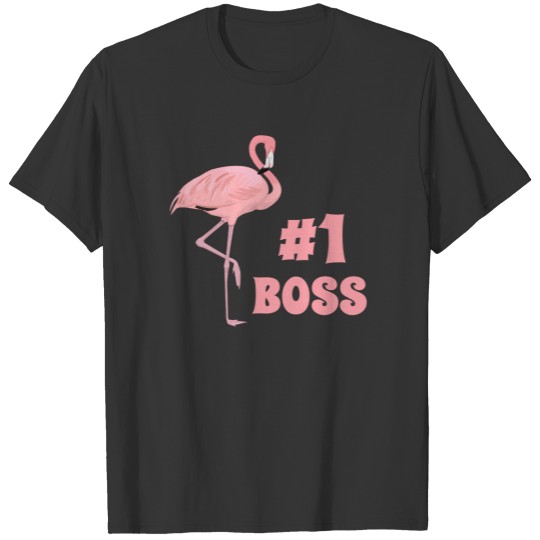 #1 Boss Best Boss Flamingo Lover T-shirt