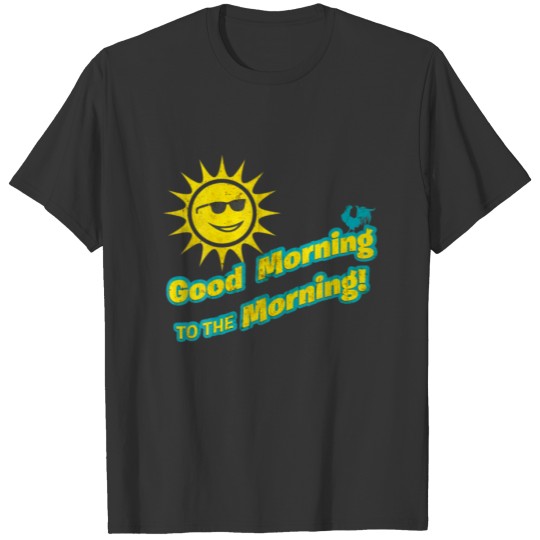 Good Morning Sunshine 1970S Vintage Disco Retro T-shirt