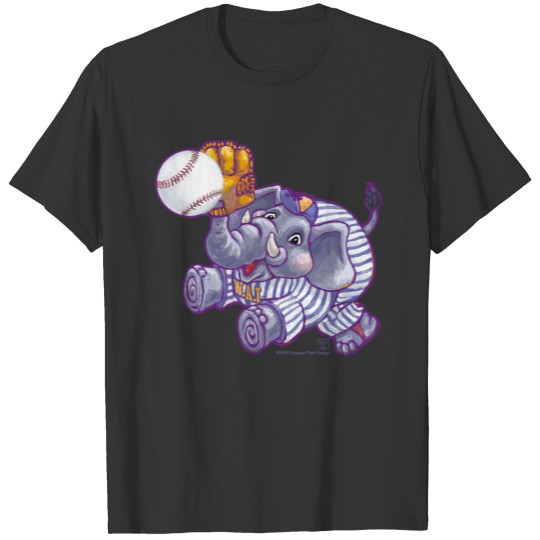 Baseball Elephant Men's T s T-shirt