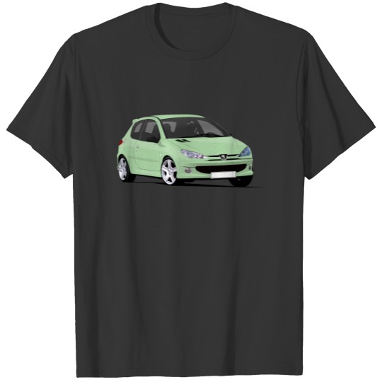 Light Green Peugeot 206 GTi T-shirt