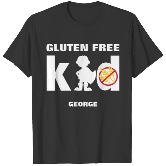 Gluten Free Kid Super Boy Celiac T-shirt