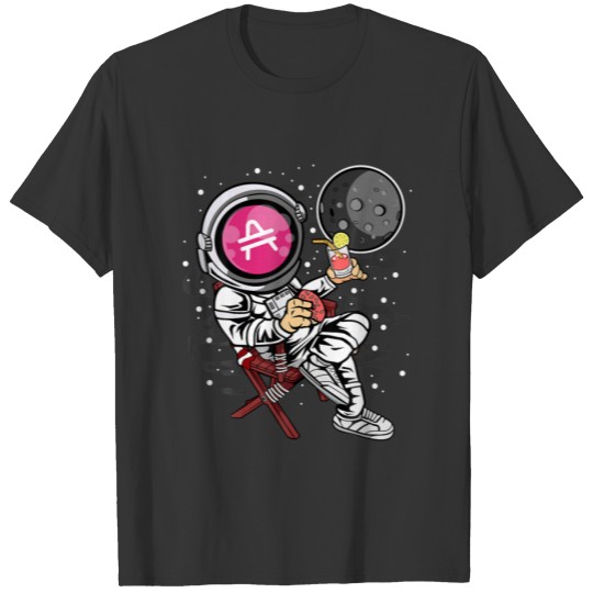 Astronaut Retirement AMP Coin To The Moon Crypto T T-shirt