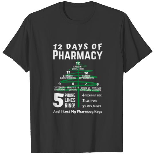 12 Days Of Pharmacy Christmas, Christmas Pharmacy, T-shirt