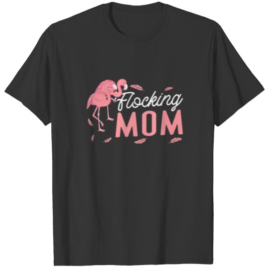 Mens Flocking Mom Flamingo T-shirt
