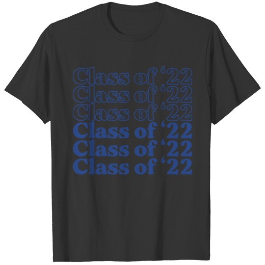 Class of 2022 Blue Graduation T-shirt