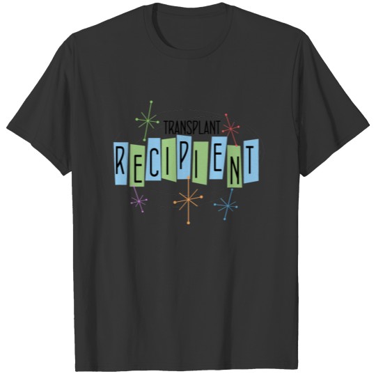 Men's retro design transplant recipient T-shirt