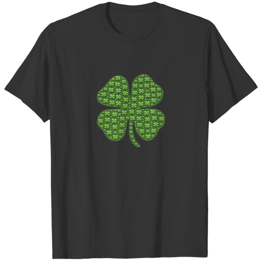 Lucky Green Four Leaf Clover T-shirt
