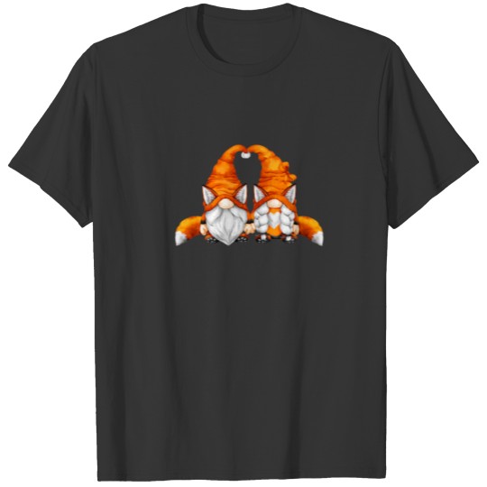 Red Fox Lover With Bushy Tails For Autumn With Fun T-shirt
